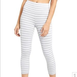 Athleta High Rise Heather Stripe Chaturanga™ Capri